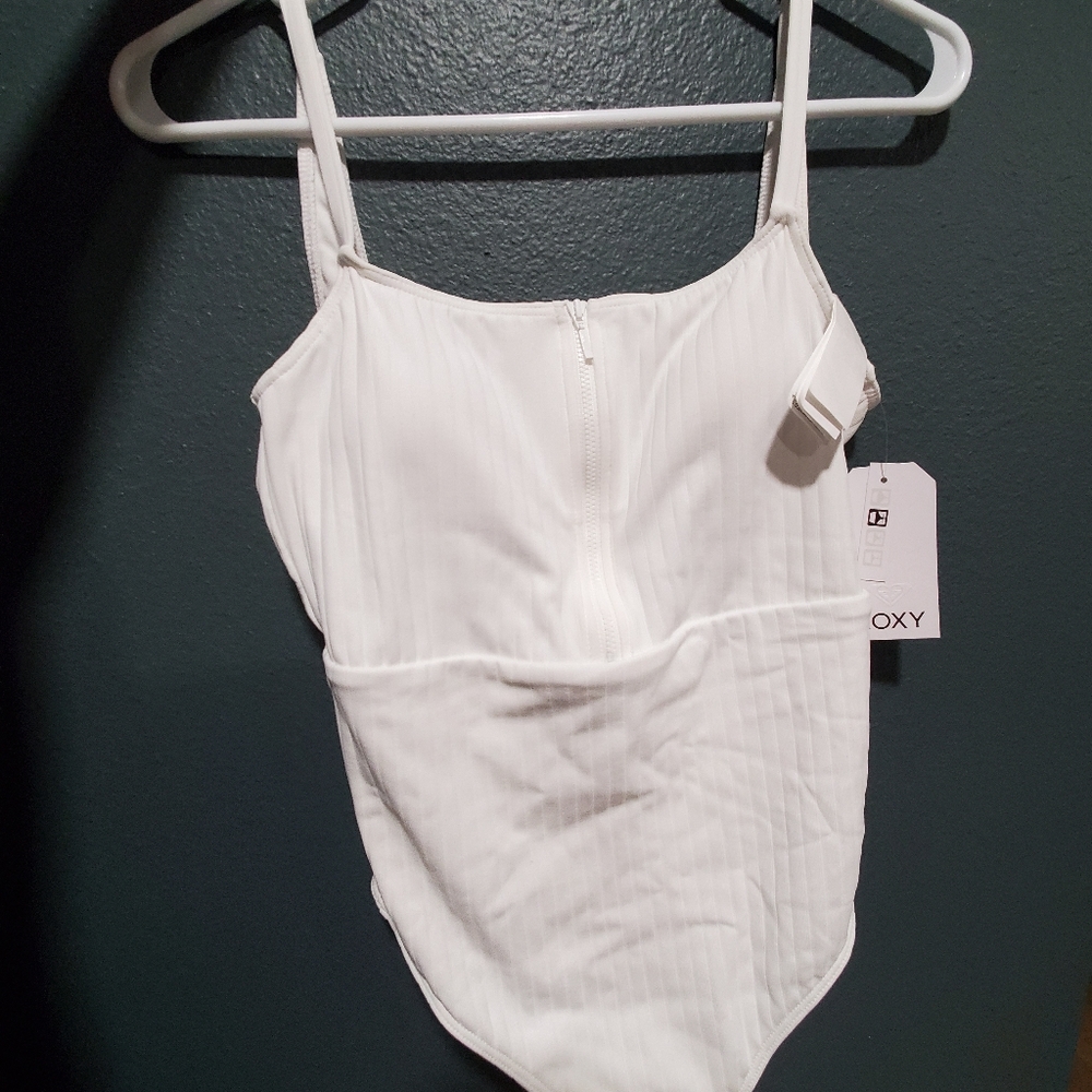 White Roxy one piece